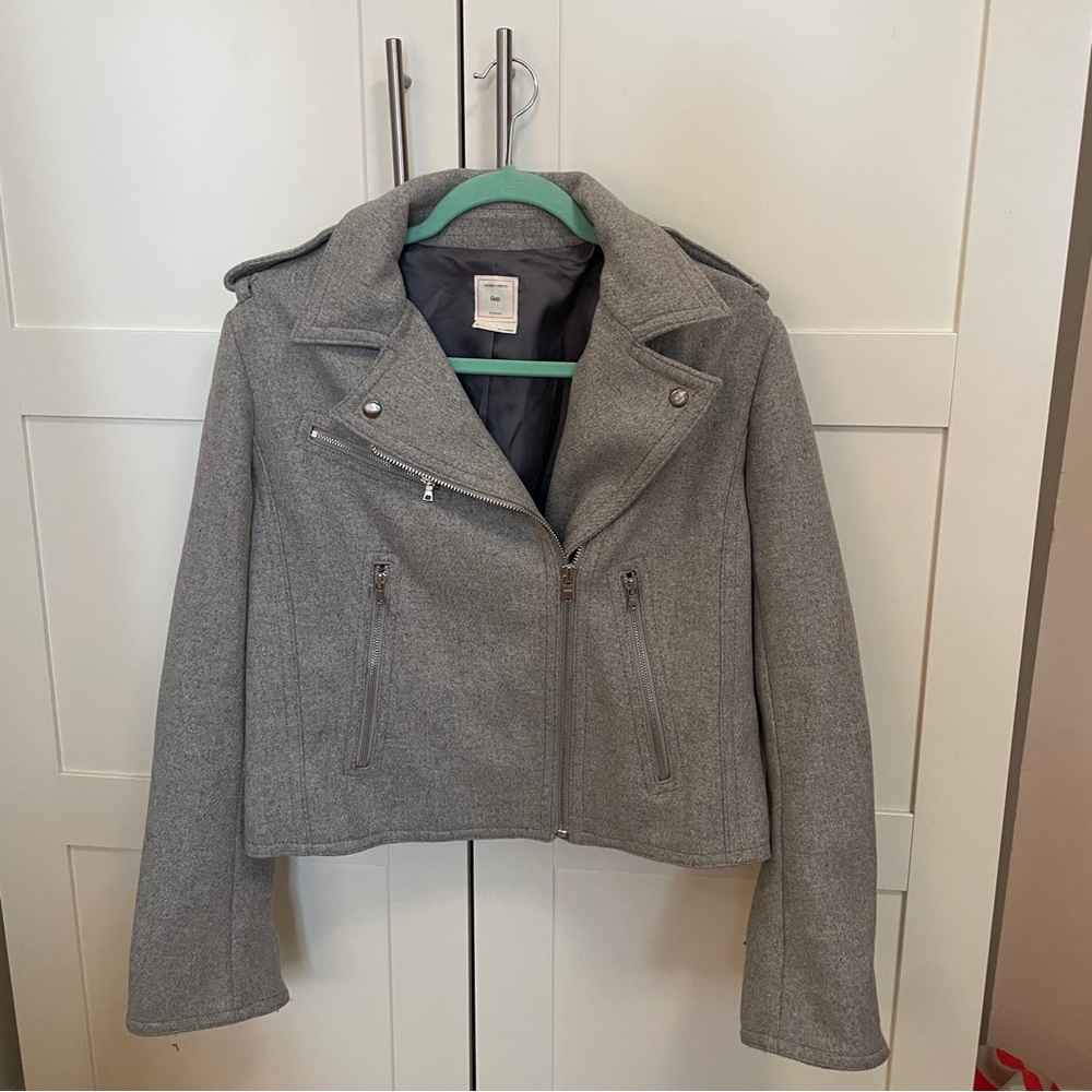 GAP Wool Moto Jacket